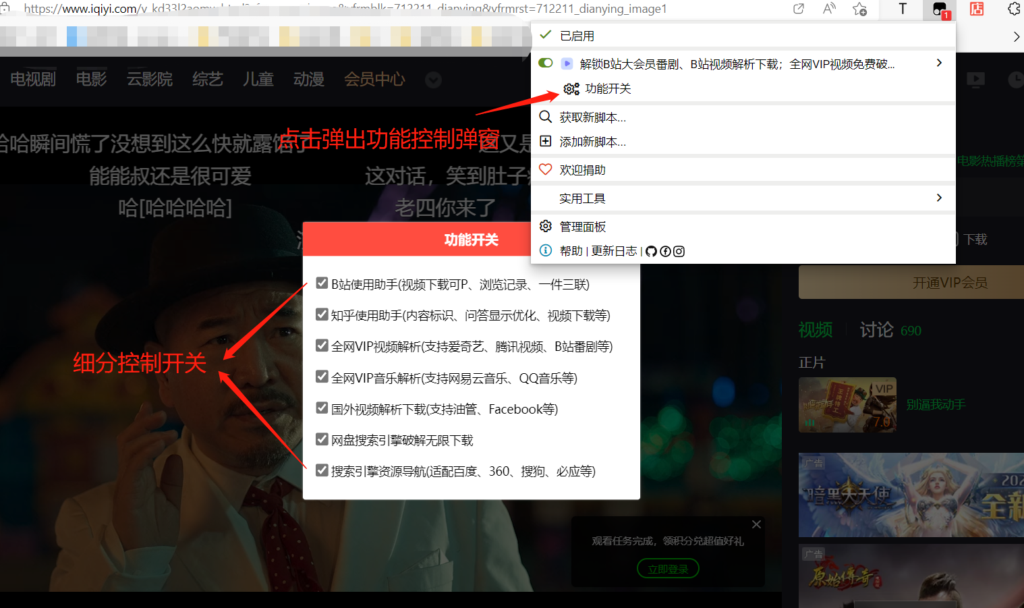 图片[7]-chrome安装插件解锁全网VIP会员视频和多项实用功能-杨公子的博客