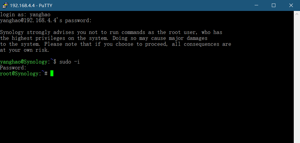 图片[1]-如何永久开启Synology群晖root账号-杨公子的博客